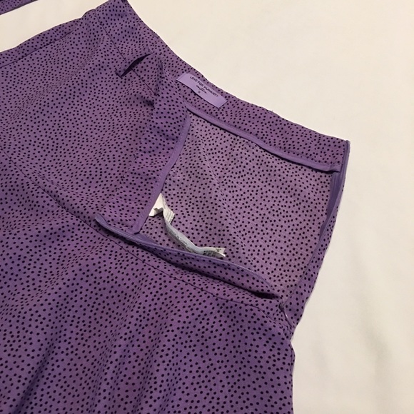 Love For Humanity Couture Purple Ruffle Skort with Black Polka Dots Small - Picture 4 of 8